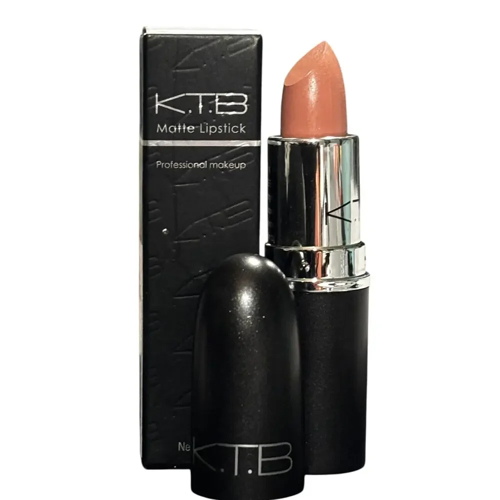 K.T.B. Matte Lipstick – Natural 49 • Velvety Semi‑Matte • Professional Finish